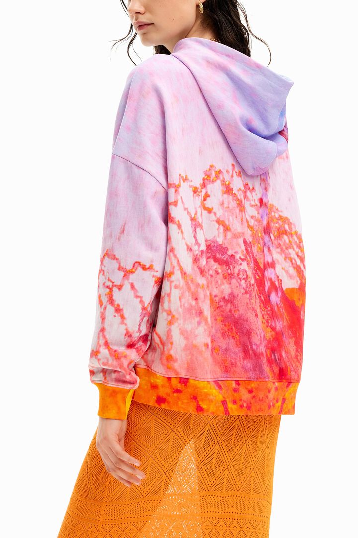 Photographic hoodie | Desigual