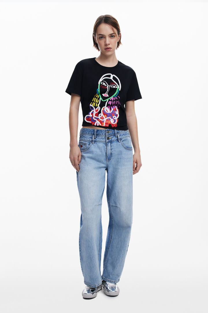 Arty print T-shirt | Desigual