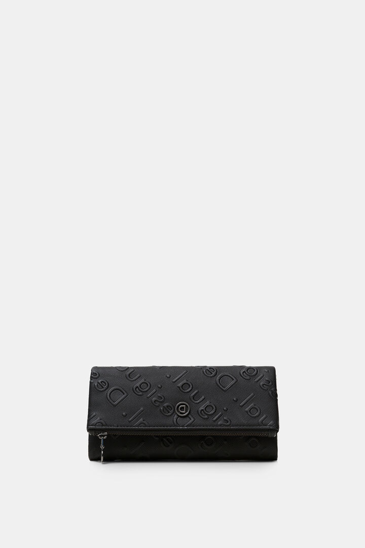 Billetero rectangular logo relieve | Desigual