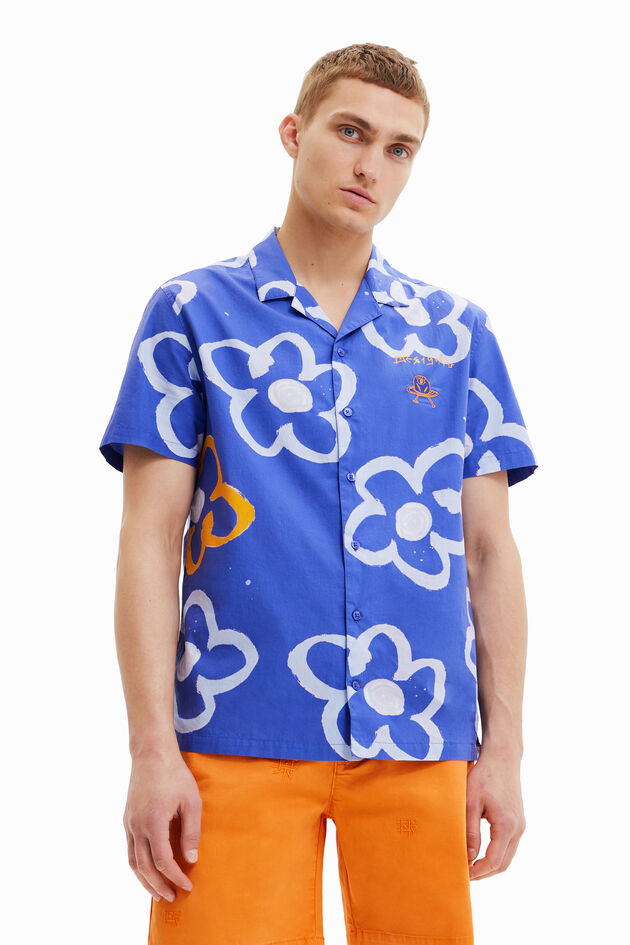 Camisa resort floral