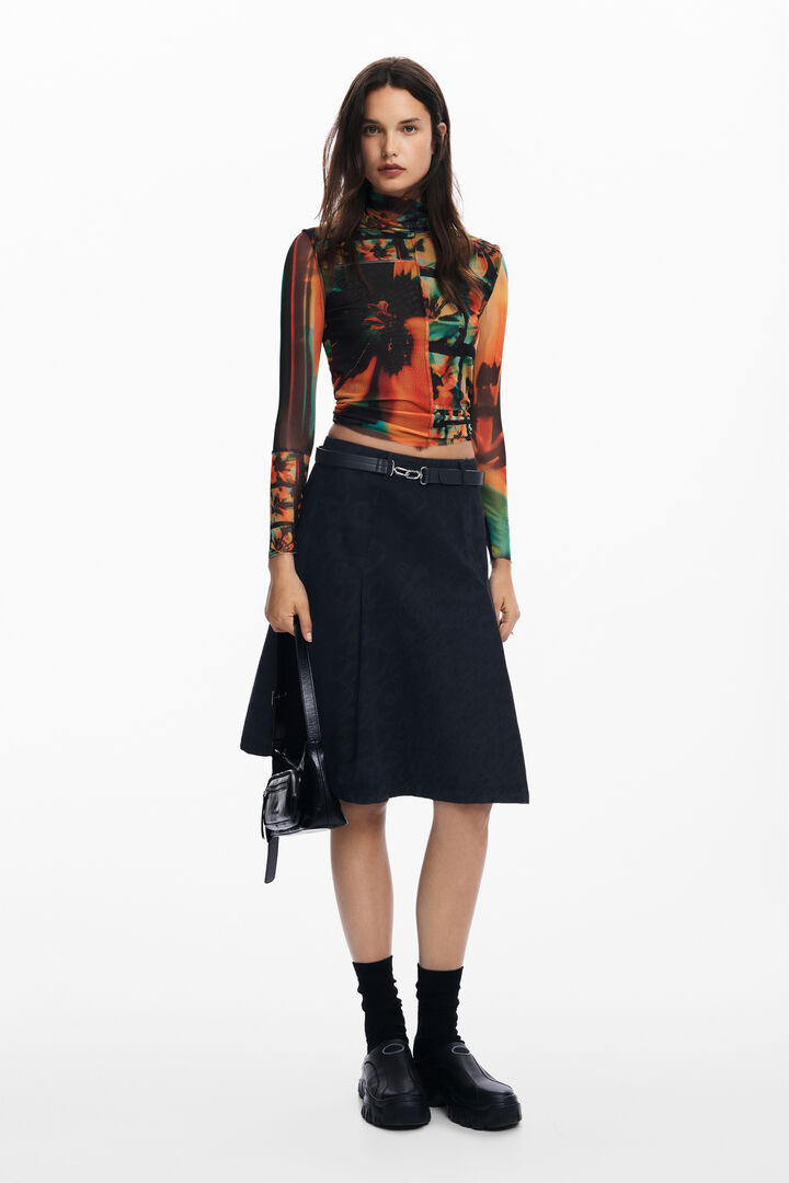 Camiseta tul estampada | Desigual