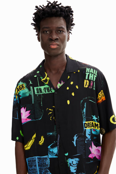 Collage resort shirt | Desigual