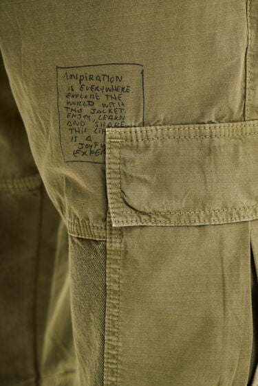 Patchwork cargo trousers | Desigual