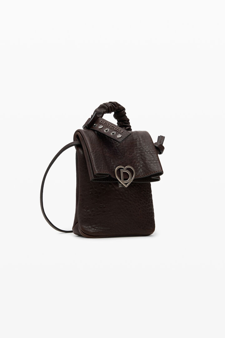 Small leather studio backpack | Desigual