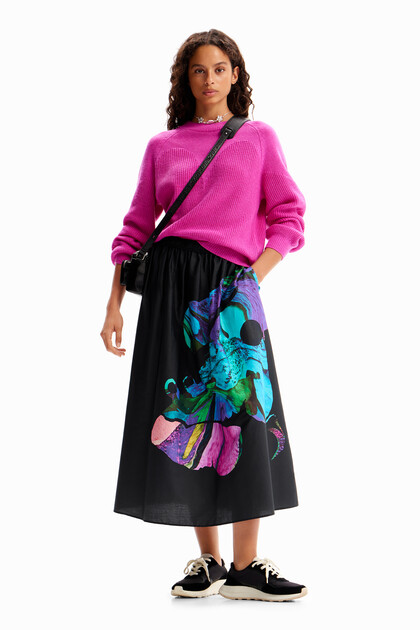 M. Christian Lacroix floaty midi skirt