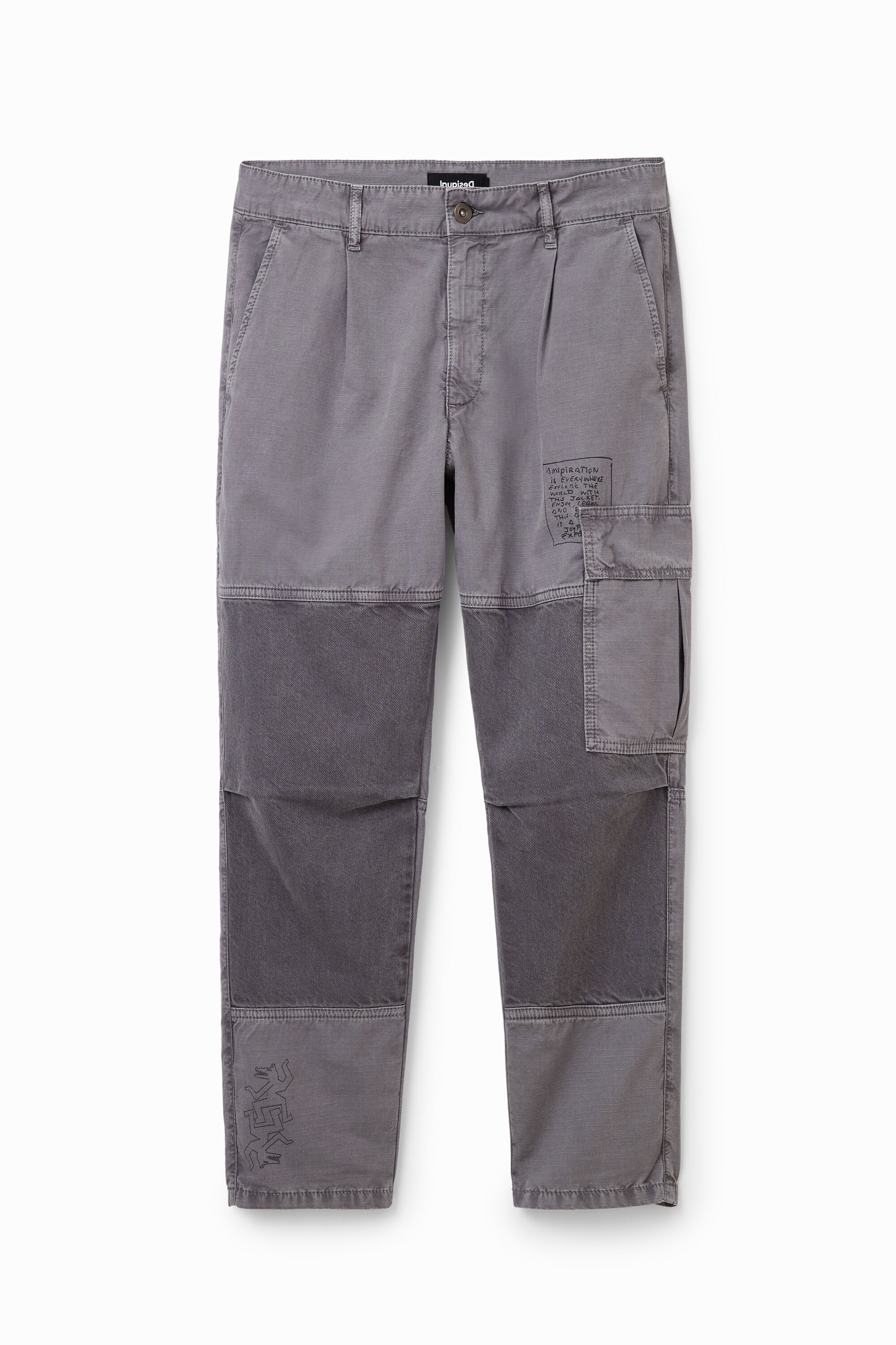 dd patchwork cargo pants black – dependoll