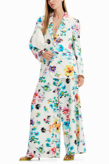 Blazer flors textura | Desigual