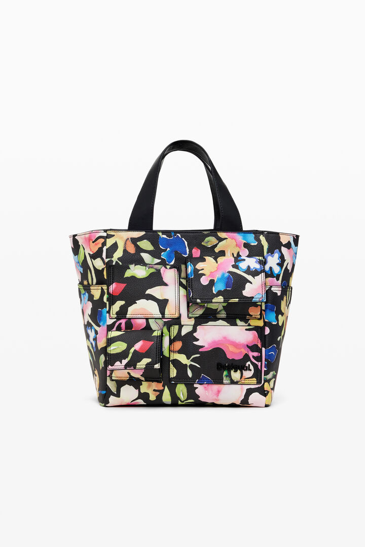 Bolso de hombro flores