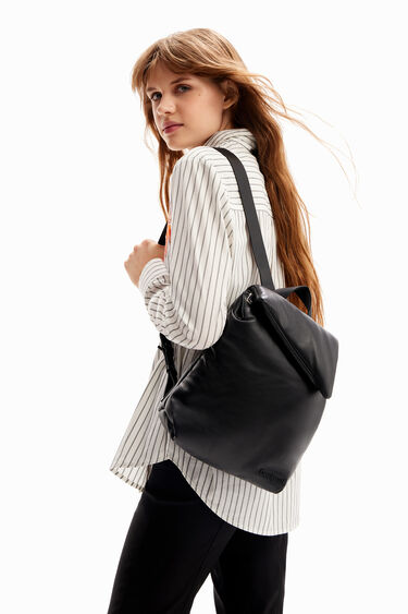 Small leather backpack | Desigual