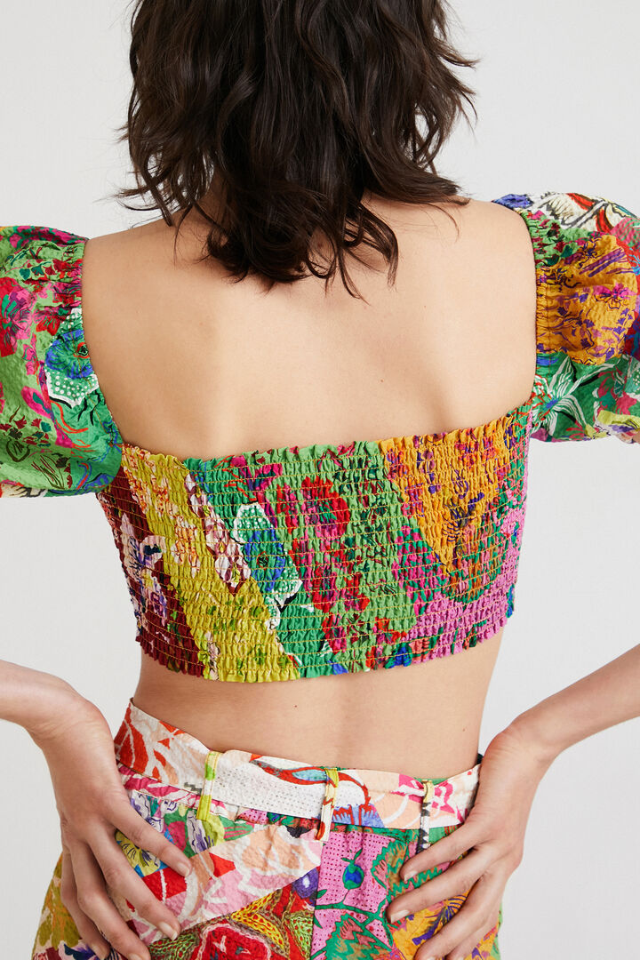 M. Christian Lacroix cropped blouse | Desigual