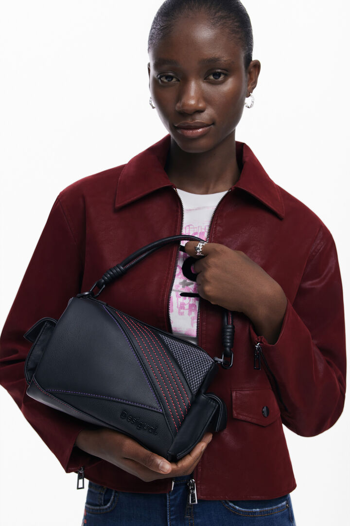 Medium bag with topstitching | Desigual