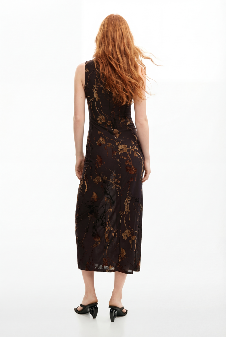 Vestido midi oriental | Desigual