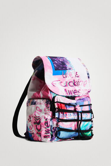 Large visual effects backpack | Desigual