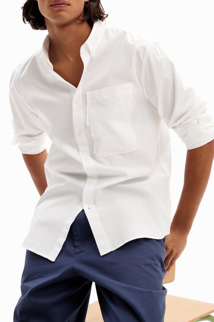 Patchwork poplin shirt | Desigual