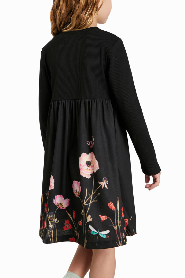 Vestido trapecio flores | Desigual