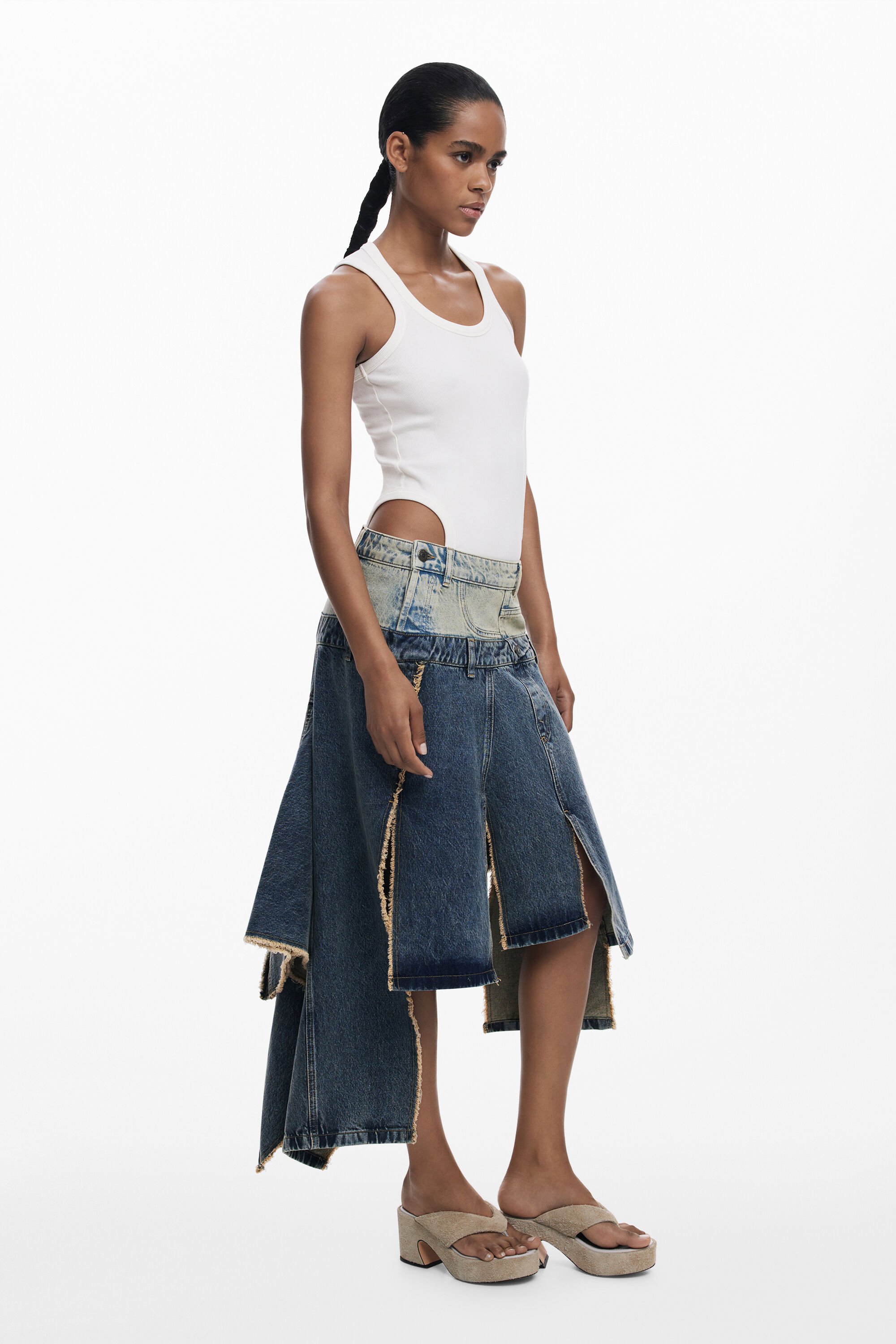 スカート LCDC : 25SS / FLARE LAYERED SKIRT (2COLORS) WOMEN│SKIRTS - SHOP LCDC