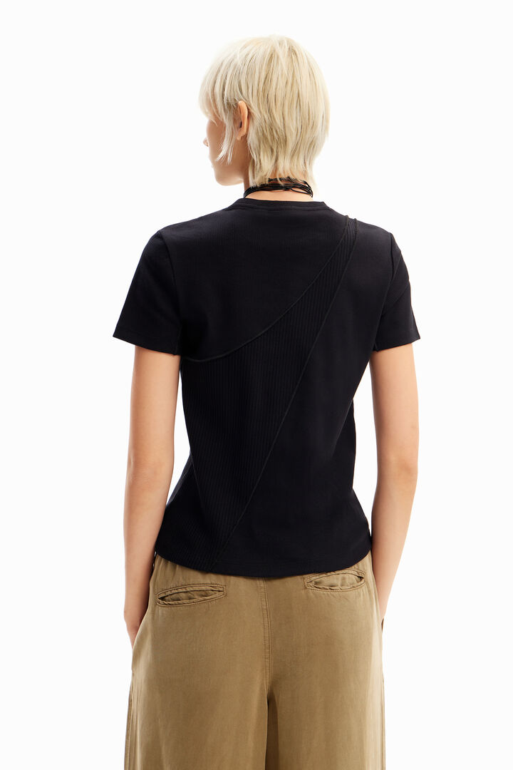 Samarreta patch canalé | Desigual