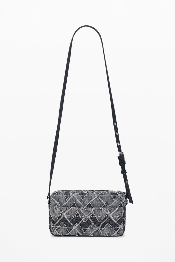 Denim zigzag crossbody wallet | Desigual