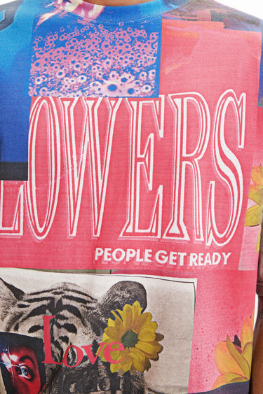 Samarreta oversize collage | Desigual