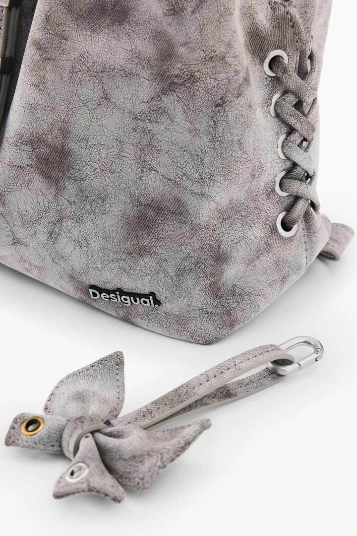 Mochila Efecto Piel Peque&ntilde;o