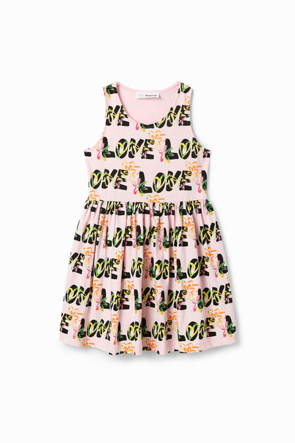 Robe sans manches Love