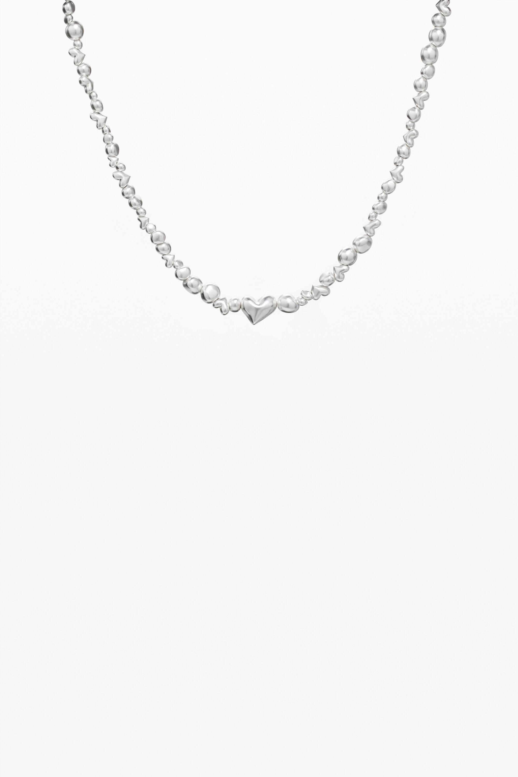 Zalio silver plated hearts pendant Women s I Desigual