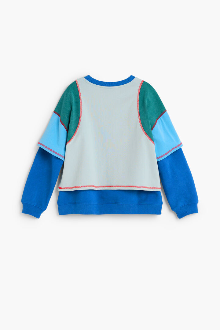 Sportliches Kombi-Sweatshirt