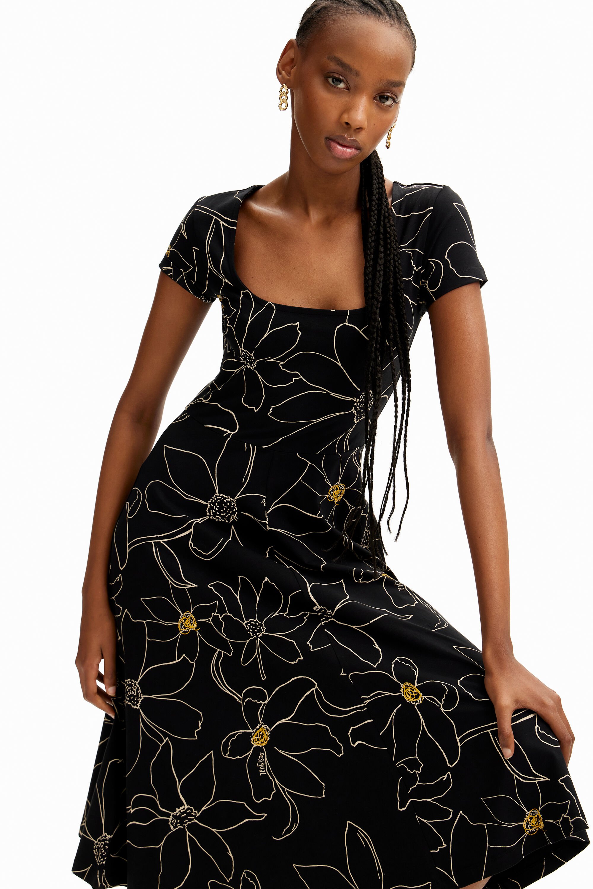 Desigual floral dress online