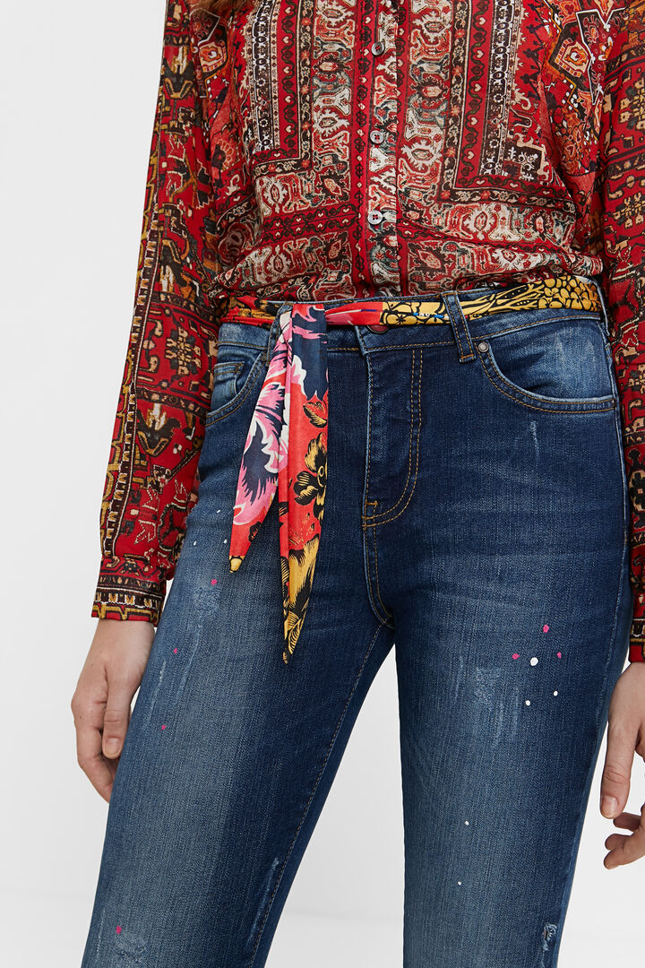 Jeans skinny lunghi fino alla caviglia | Desigual