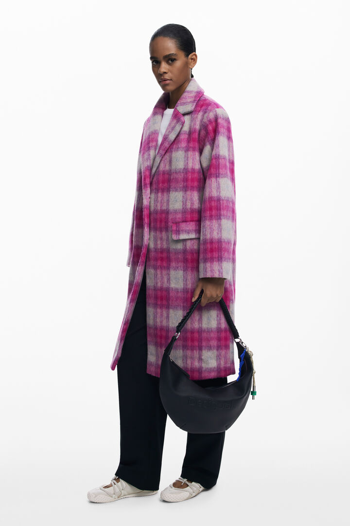 Medium faux leather bag with 3D logo | Desigual