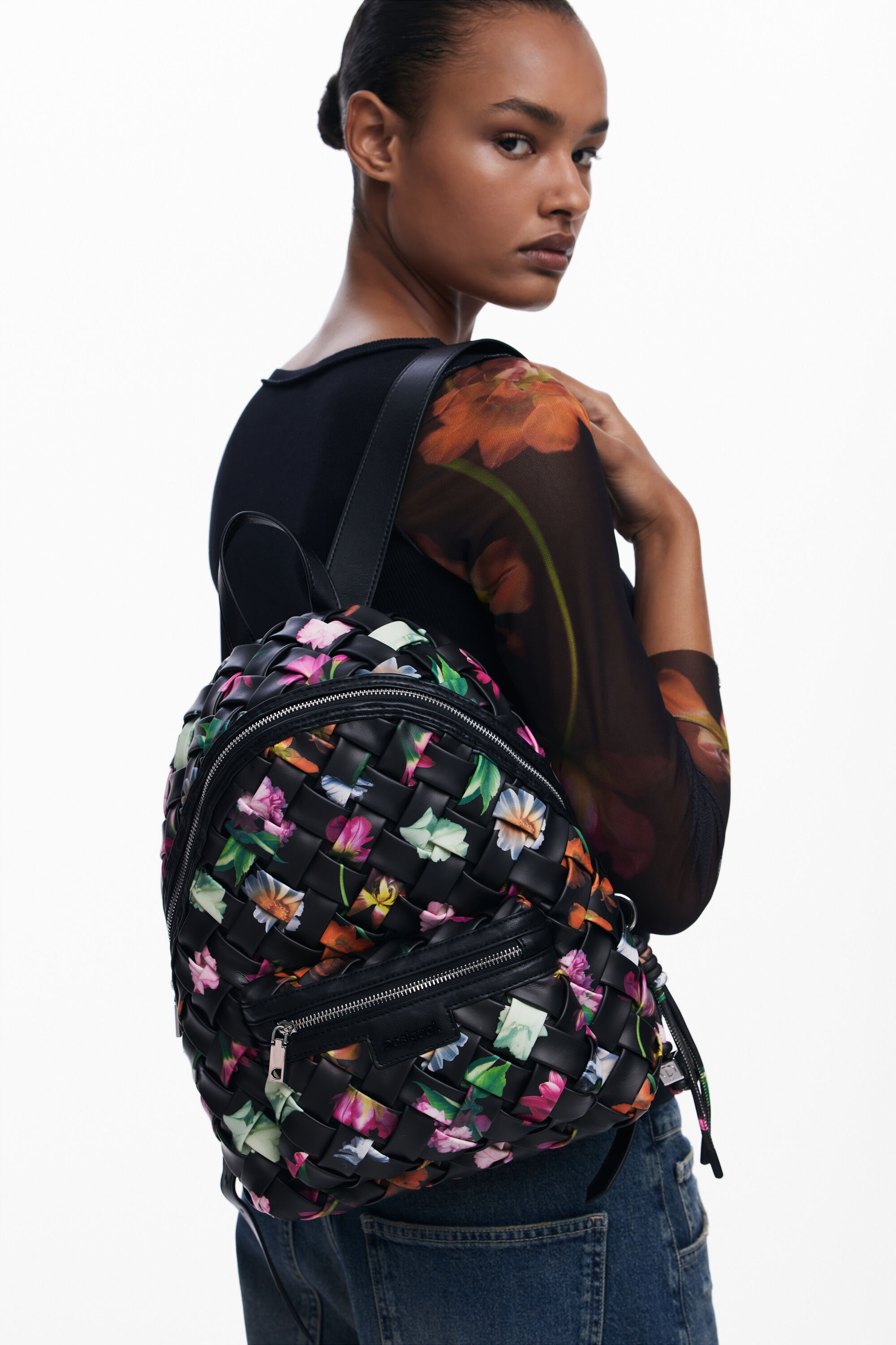 Mochila flores desigual cheap