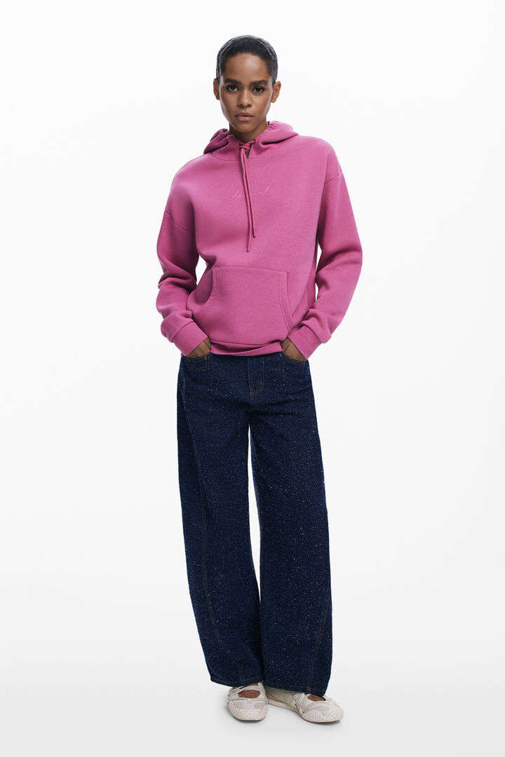 Sweat à capuche avec logo | Desigual