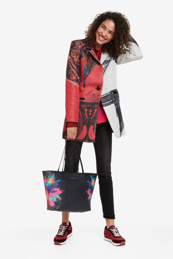 Black PU Bag Holi Capri | Desigual