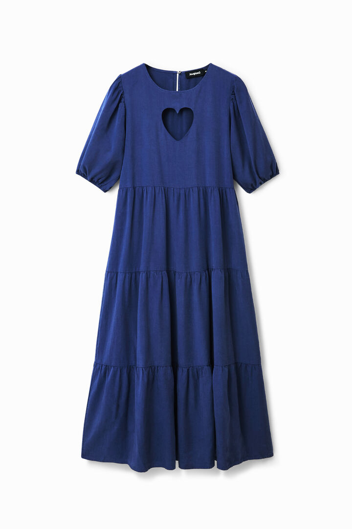 Vestido midi corazón | Desigual