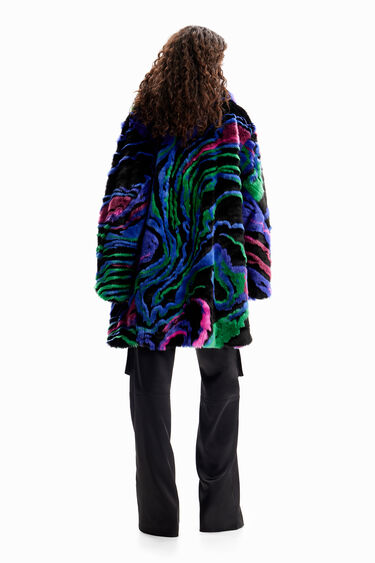 Manteau effet fourrure M. Christian Lacroix | Desigual