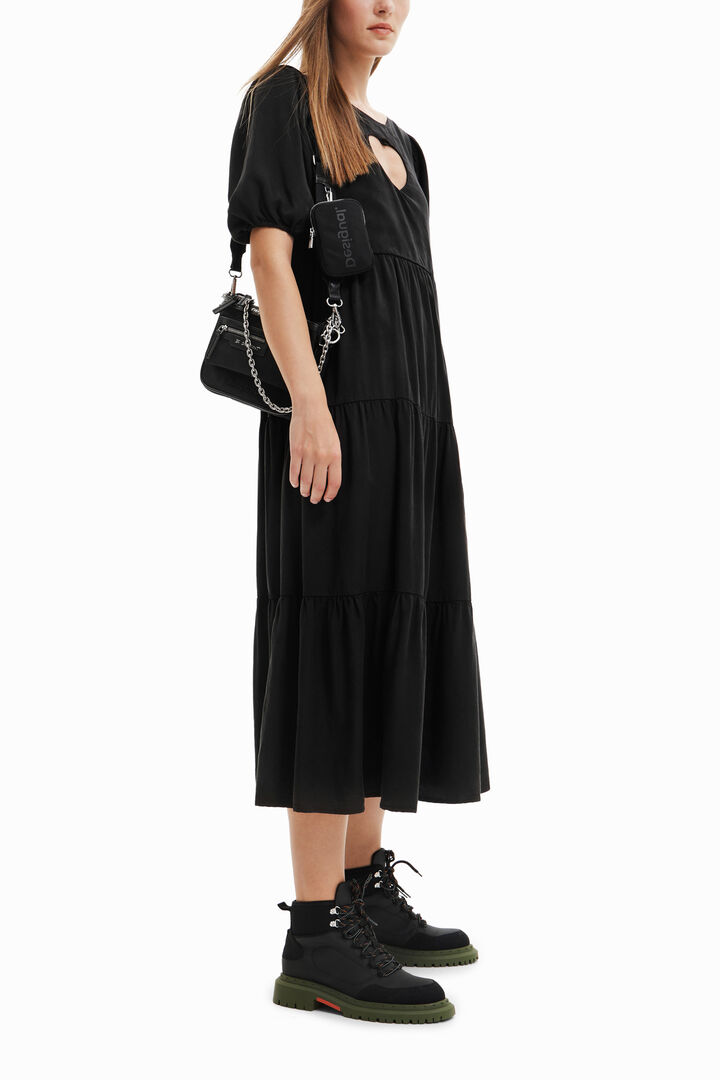 Vestido midi corazón | Desigual