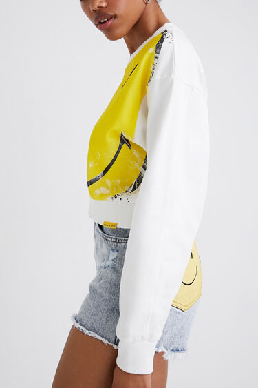 Cropped Sweater Smiley® | Desigual