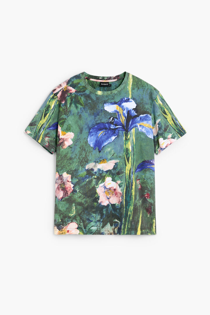 T-shirt &agrave; fleurs