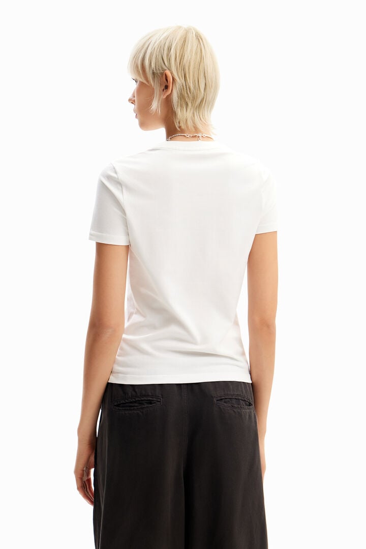 Camiseta imagotipo strass | Desigual