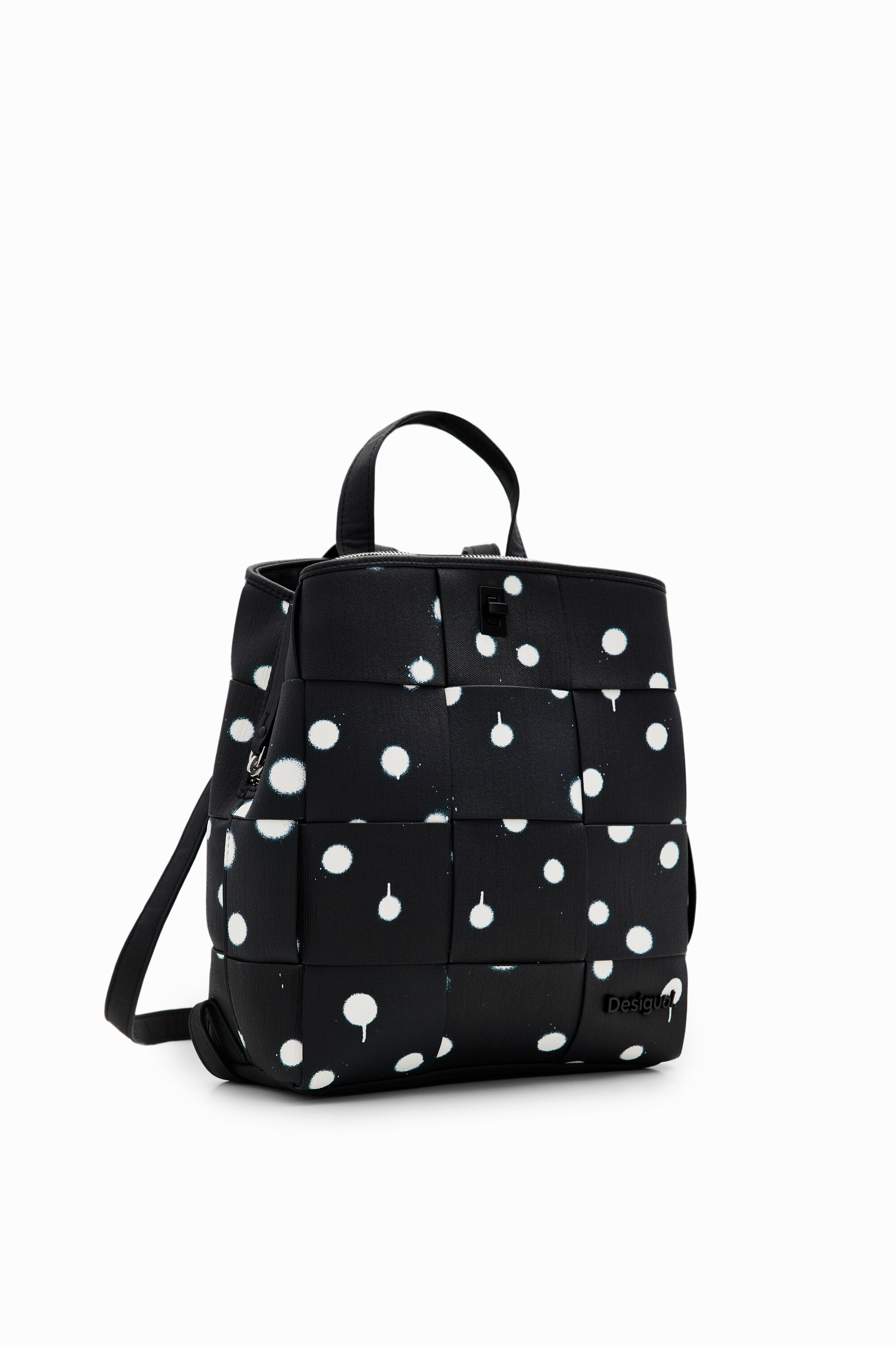 レディース ペイント 編み込み ミニバックパック I Desigual.com