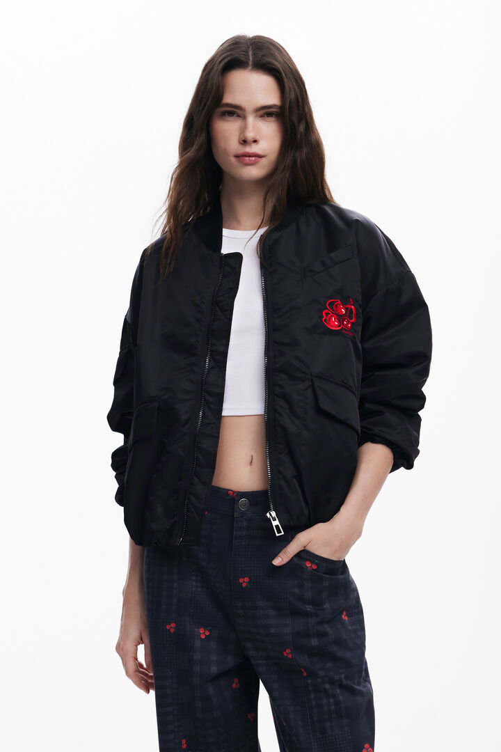 Checkered and cherry pants | Desigual