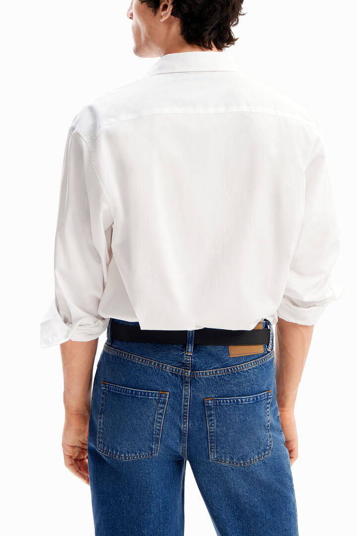 Camisa popelín patch | Desigual