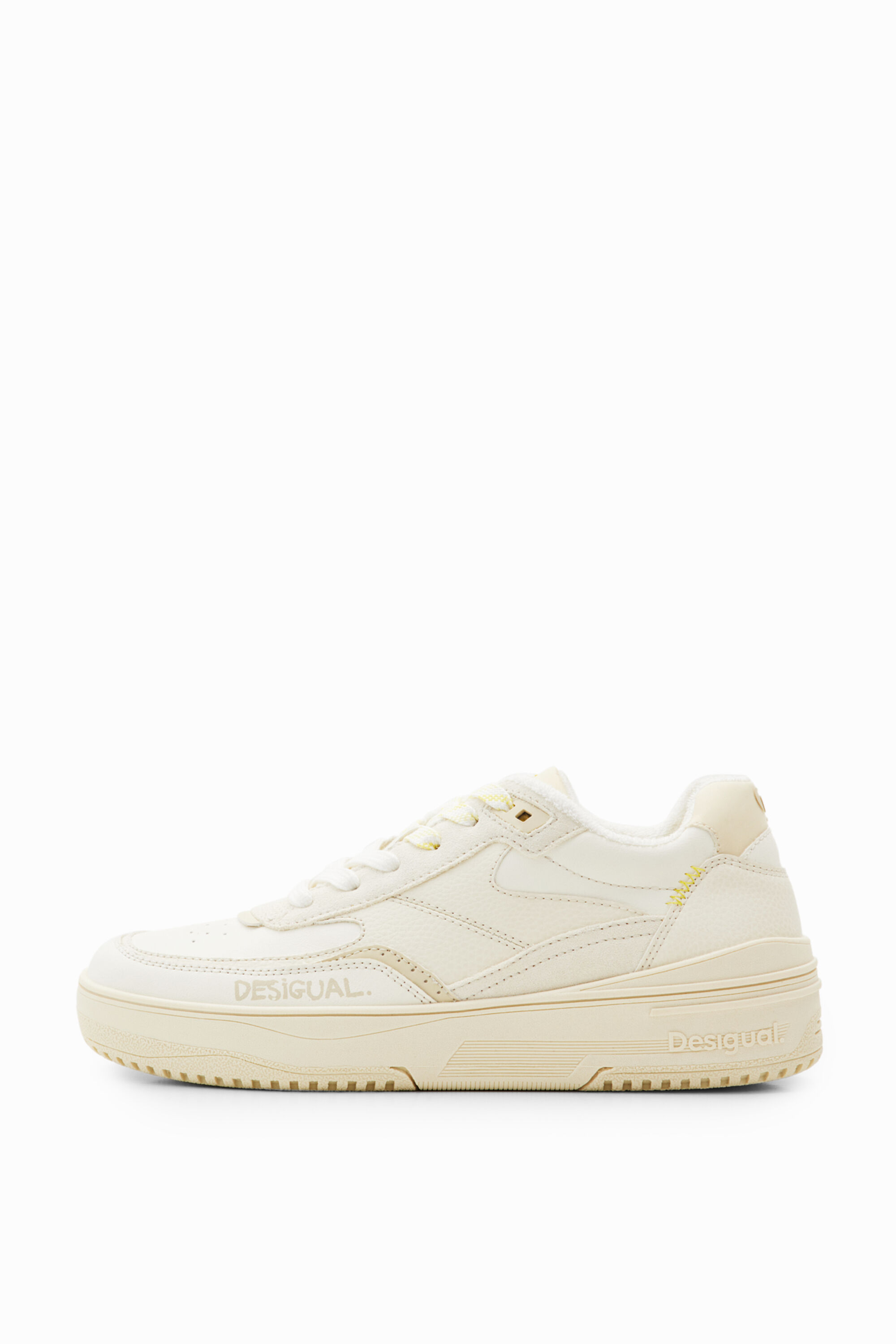 Desigual best sale white sneakers