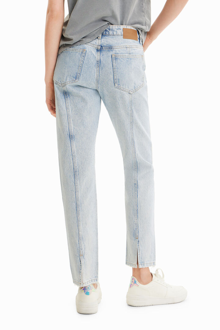 Rhinestone straight jeans | Desigual