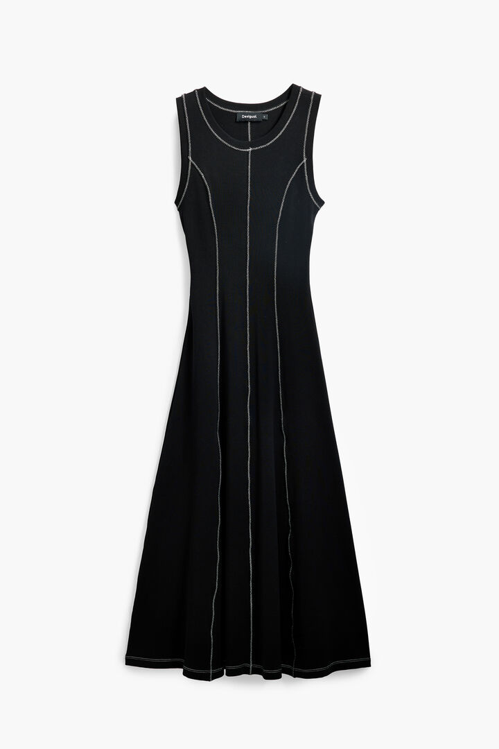 A-line seam dress