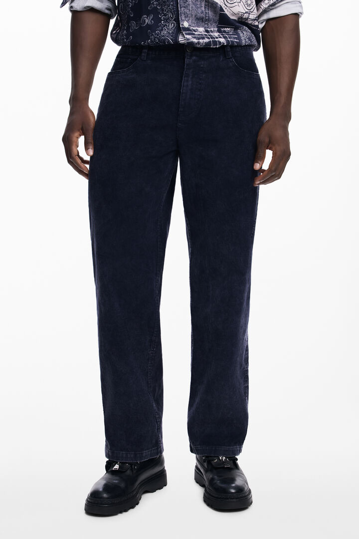 Gewassen lange corduroy broek | Desigual