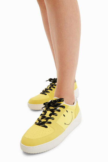 Sneakers plataforma Smiley® toalla | Desigual