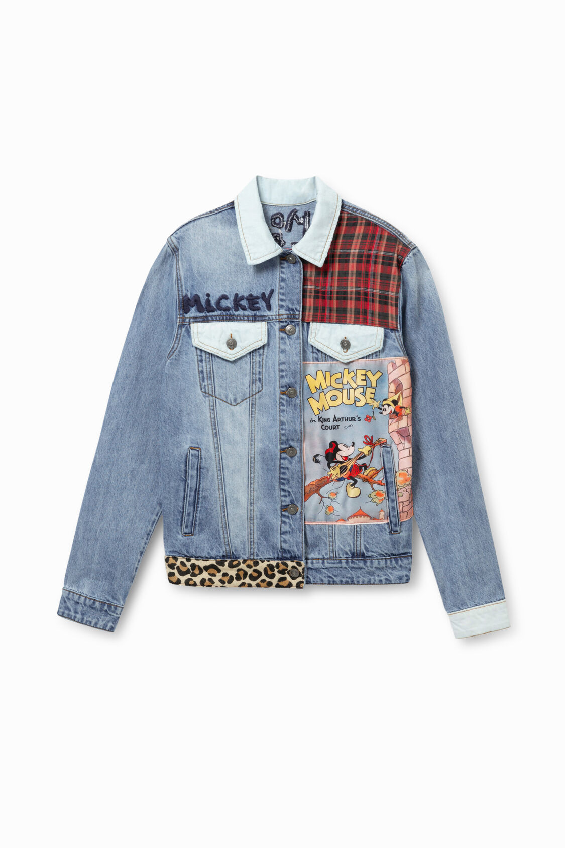 systematisch Savant Uitvoerbaar Mickey Mouse denim jacket | Desigual.com