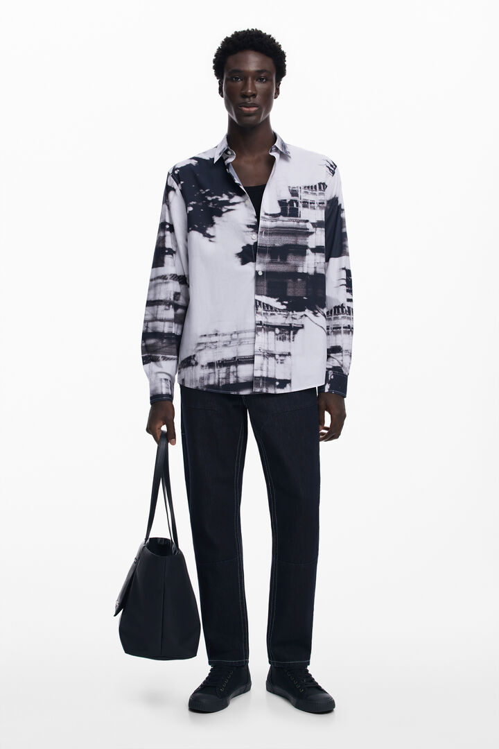 Camisa estampado urbano | Desigual