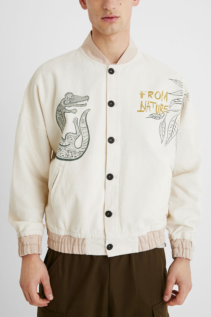 Natural College Jacket | Desigual